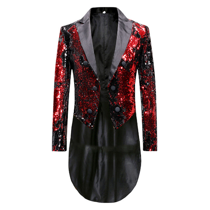Men's elegant sequined jacket with modern cut Lisslune