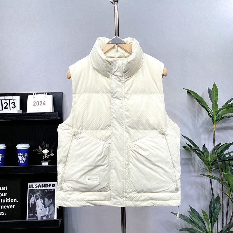 Men's Padded Functional Vest with High Insulation and Practical Pockets Lisslune