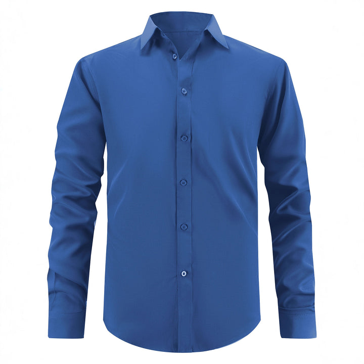 Men's Elegant Slim-Fit Long Sleeve Shirt Lisslune