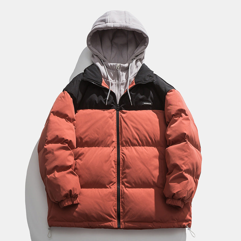 Men's winter jacket with detachable hood and heat-insulating lining Lisslune