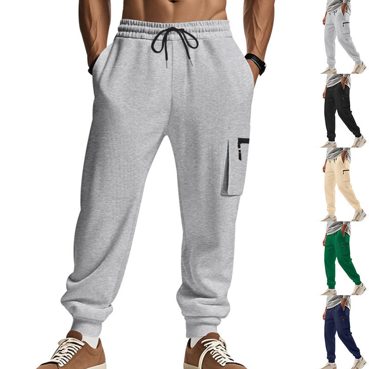 Men's sporty jogging trousers with practical side pockets and adjustable waistband Lisslune