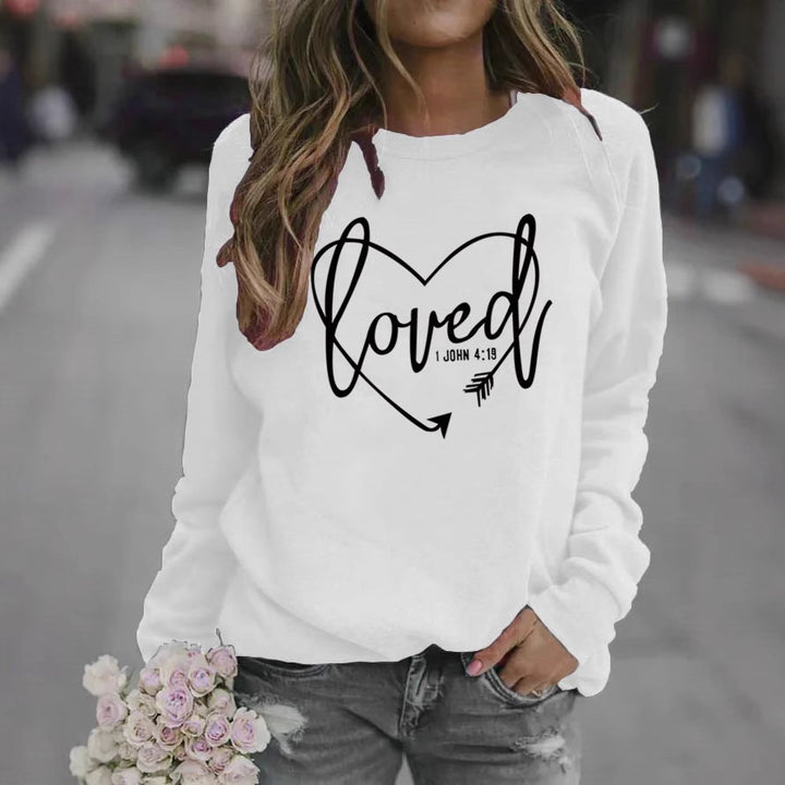 Women’s sweatshirt with inspiring lettering and trendy design Lisslune