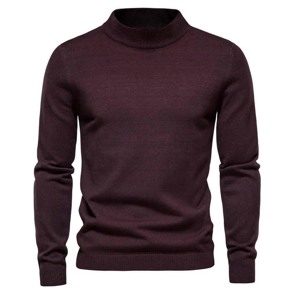 Men's elegant turtleneck sweater made of fine wool Lisslune
