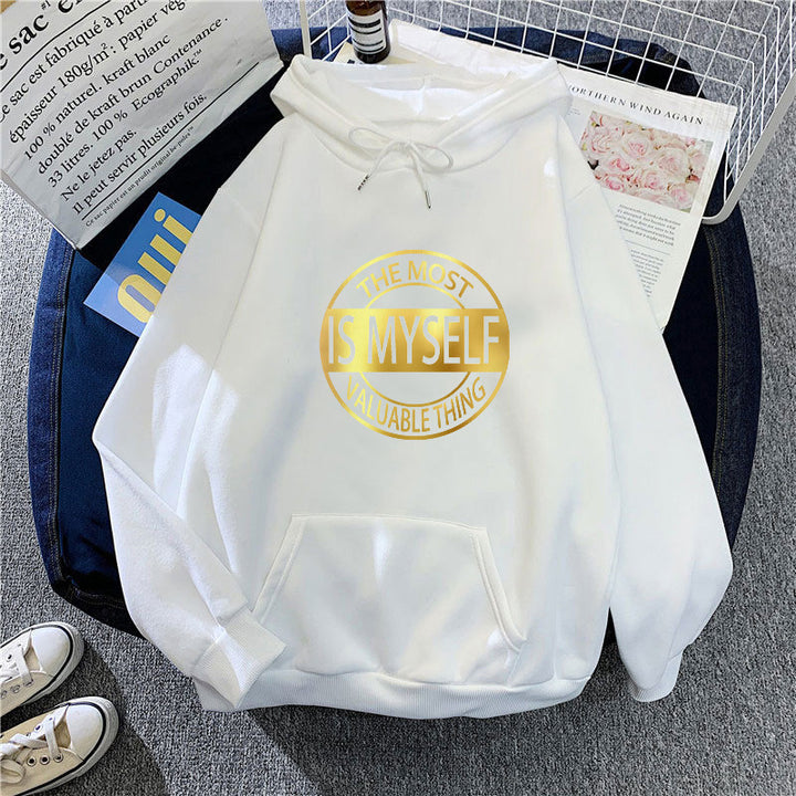 Women's hoodie with inspiring lettering Lisslune
