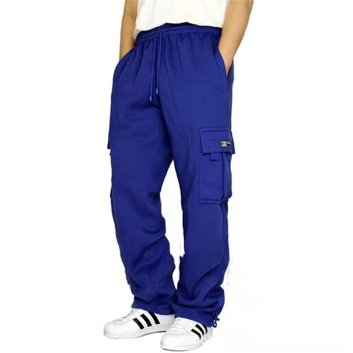 Men's cargo pants with practical pockets and elastic waistband Lisslune