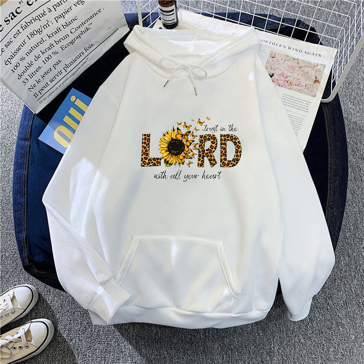 Women's hoodie with inspiring sunflower design Lisslune