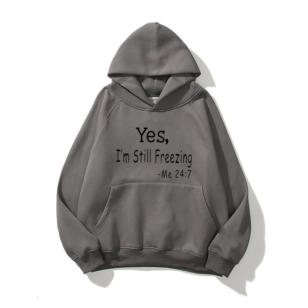Women's hoodie with motivational quote and comfortable fit Lisslune