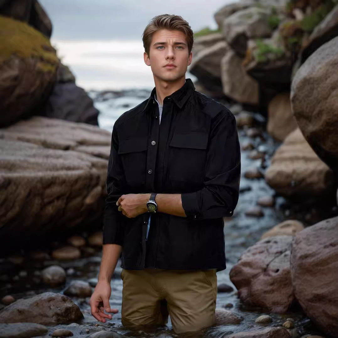 Men's casual summer jacket with wind protection Lisslune