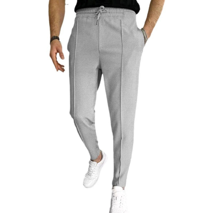 Men's jogging pants with side zipper pockets and modern cut Lisslune
