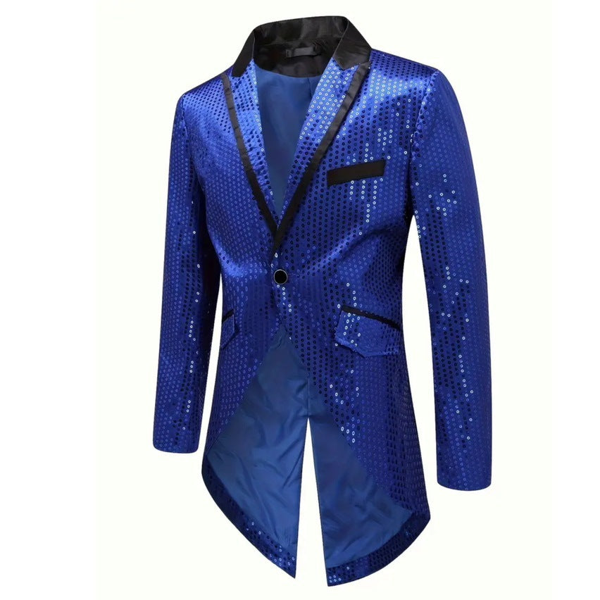 Men's elegant glamorous blazer with sequins Lisslune