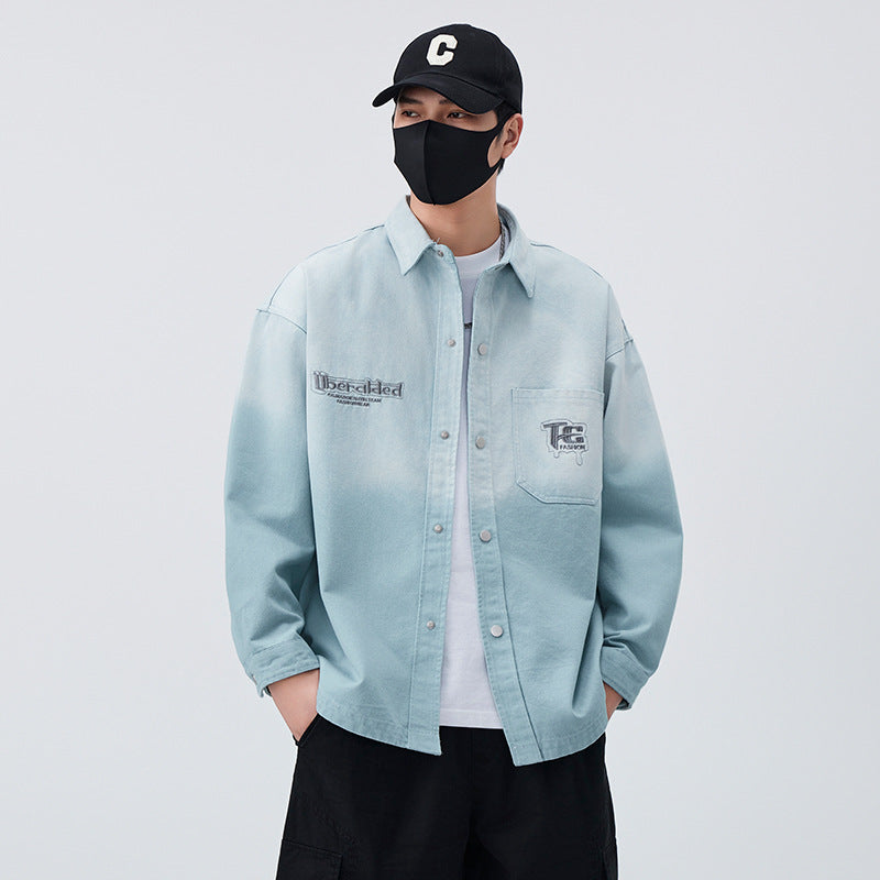 Men's Casual Overshirt Jacket with Unique Design Lisslune