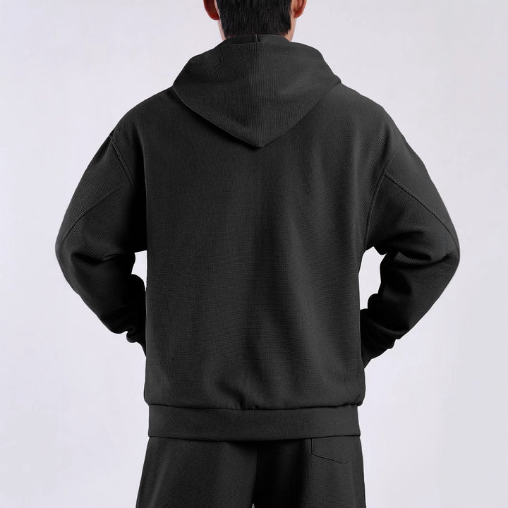 Men's leisure jacket with textured design and practical pockets Lisslune