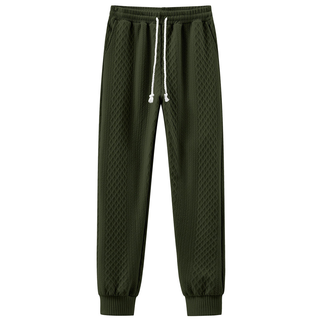 Men's comfortable sweatpants with innovative structural design and adjustable waistband Lisslune