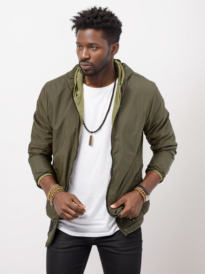 Men's windproof transitional jacket with practical pockets Lisslune