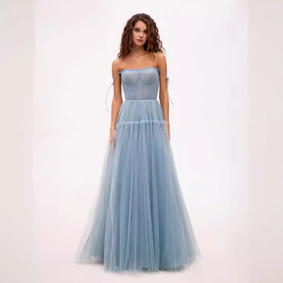 Ladies evening dress made of the finest tulle from Lisslune