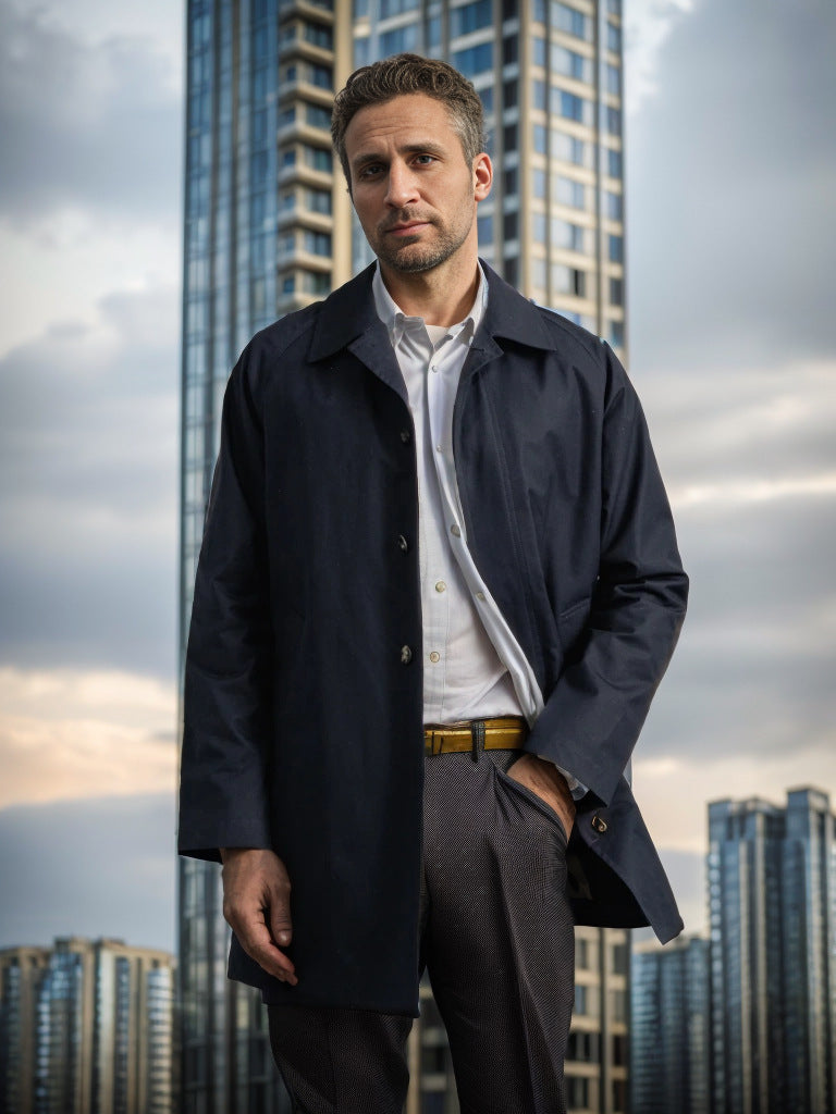 Men's lightweight transitional jacket with sustainable material Lisslune