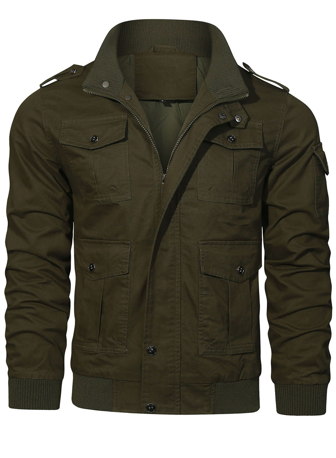 Men's Fashionable Utility Jacket with Practical Pockets Lisslune