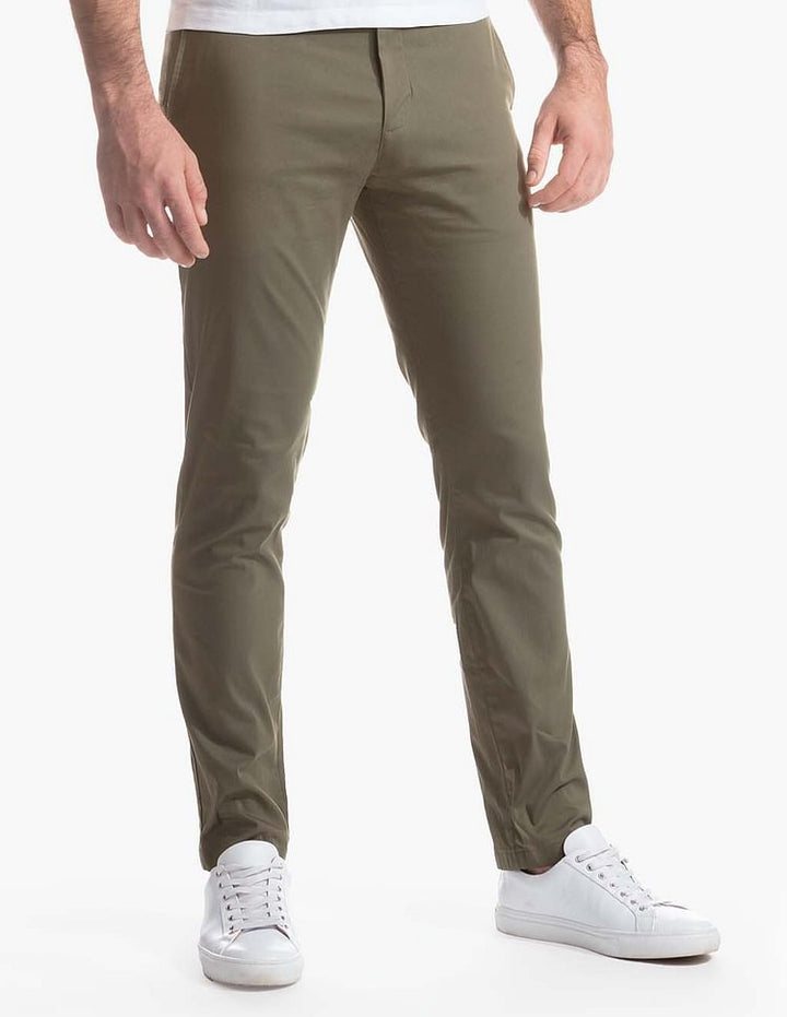 Men's elastic chino pants with fashionable cut Lisslune