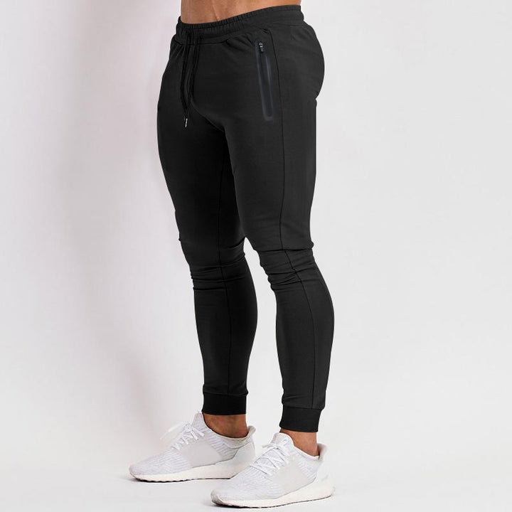 Men's sporty jogging pants with zippered pockets and ergonomic cut Lisslune