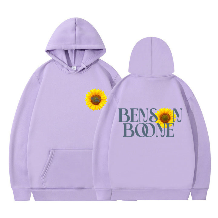 Women's hoodie with unique sunflower design and comfortable fit Lisslune