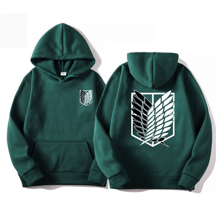 Women's Hooded Sweatshirt with Classic Anime Design Lisslune