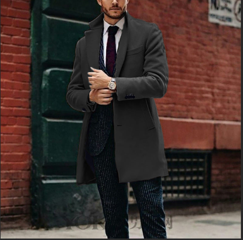 Men's elegant coat in classic cut Lisslune