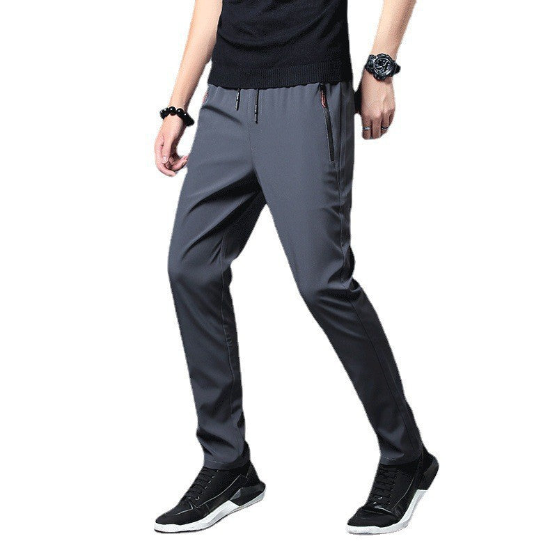 Men's sporty leisure pants with practical zip pockets Lisslune