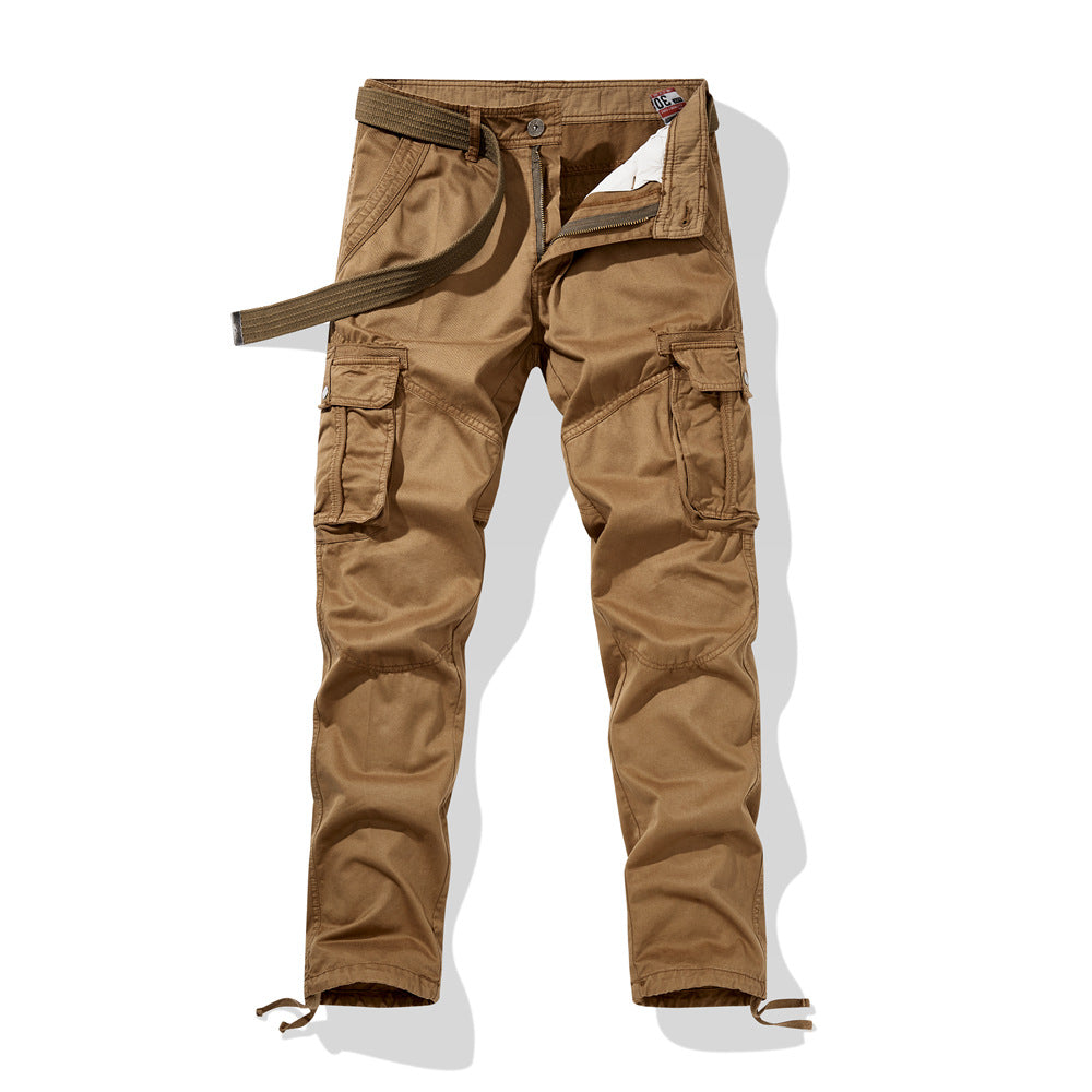 Men's Practical Cargo Pants with Adjustable Waistband and Versatile Pockets Lisslune