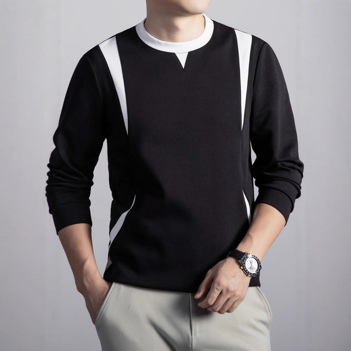 Men's Sporty Sweatshirt with Modern Design Lisslune