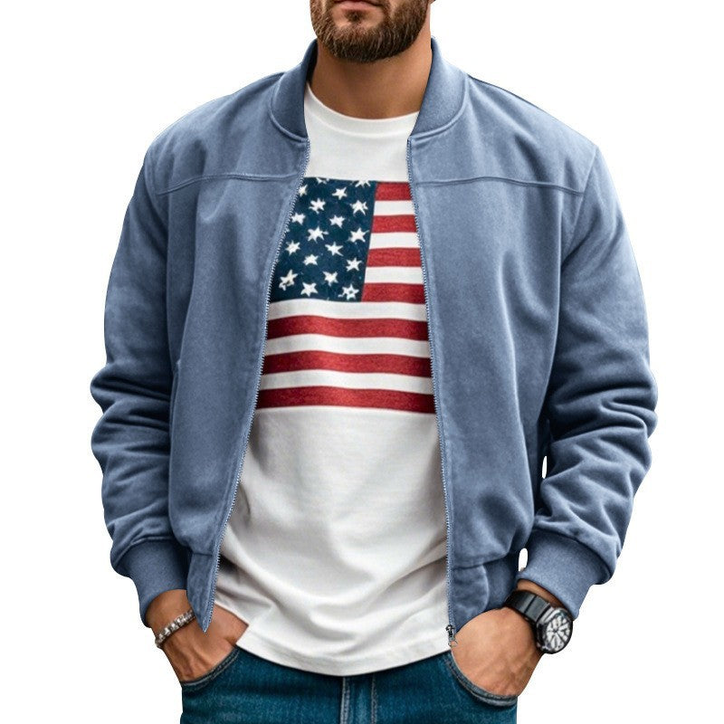 Men's bomber jacket with modern cut and practical pockets Lisslune