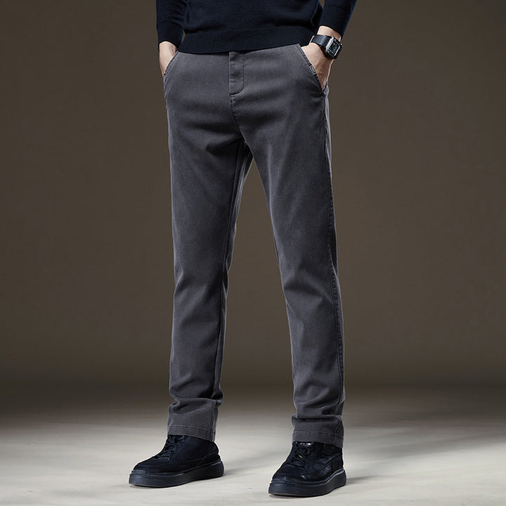 Men's Fashionable Chino Pants In Casual Cut Lisslune