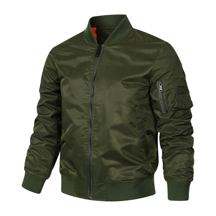 Men's bomber jacket with functional pockets and casual design Lisslune