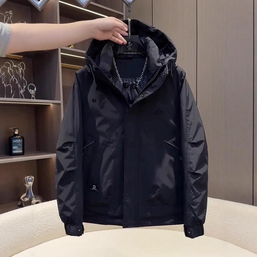 Men's Technical Functional Jacket with Insulating Hood Lisslune