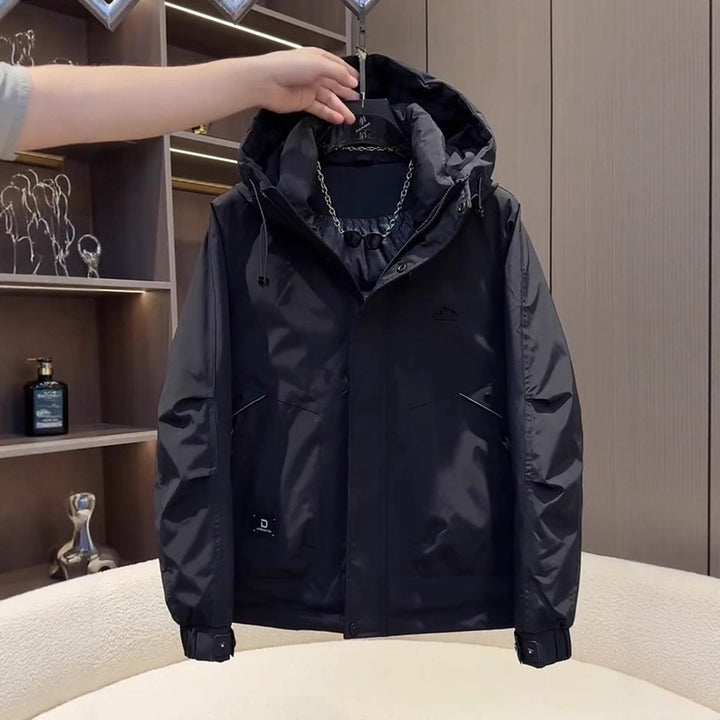 Men's Technical Functional Jacket with Insulating Hood Lisslune