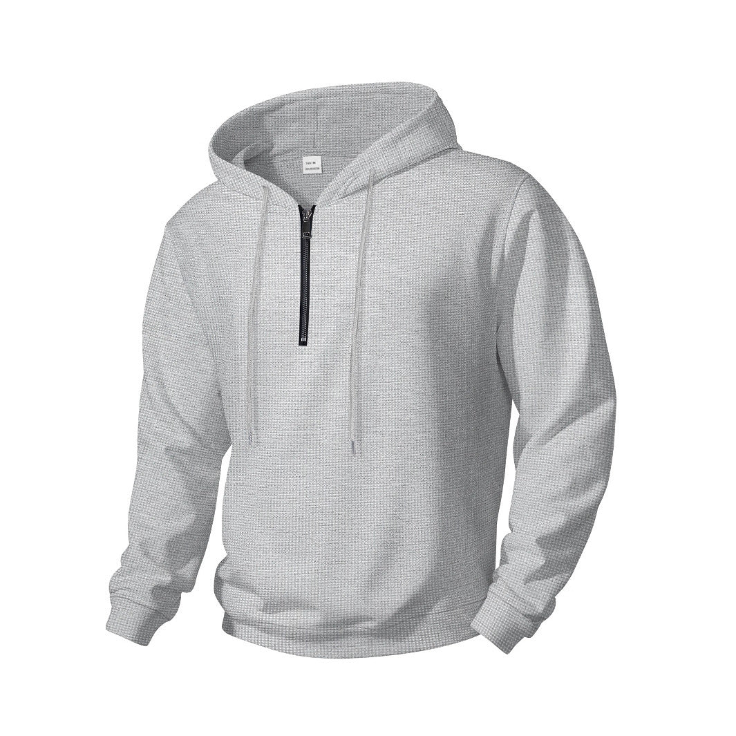Men's sporty hoodie with functional zipper Lisslune