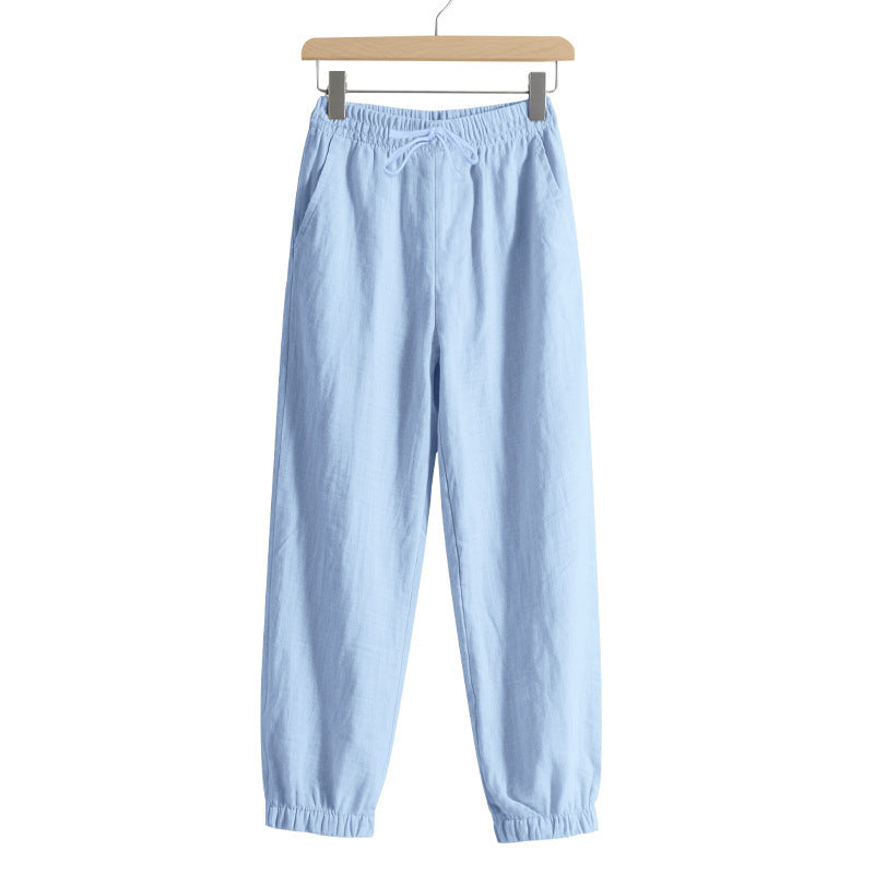 Men's lightweight harem pants made of breathable material with side pockets Lisslune