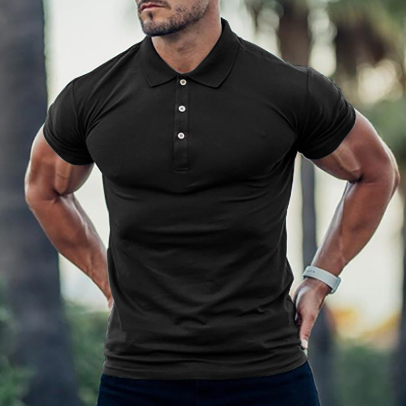Men's polo shirt with a body-hugging fit and high-quality pique texture Lisslune