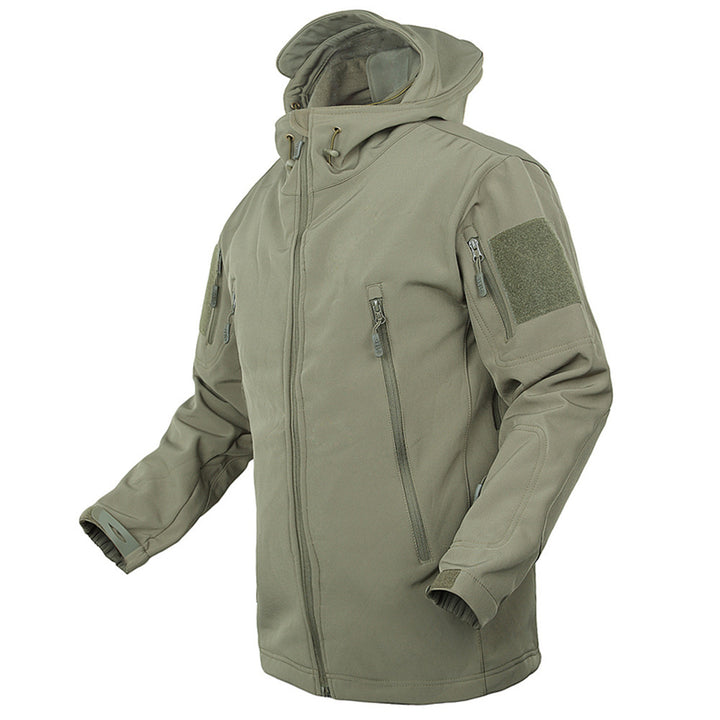 Men's multifunctional outdoor jacket with insulating fleece lining and practical zip pockets Lisslune