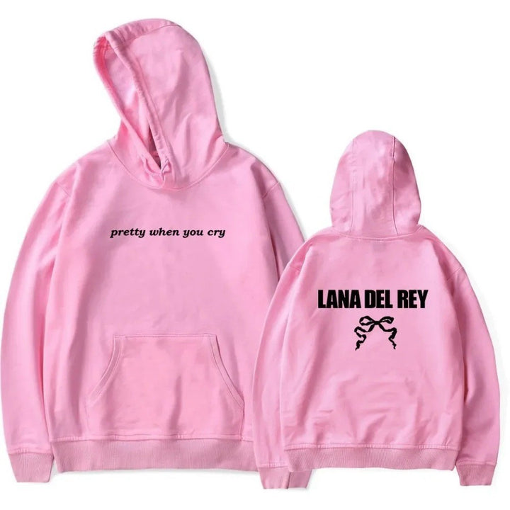 Women's hoodie with creative lettering and casual fit Lisslune