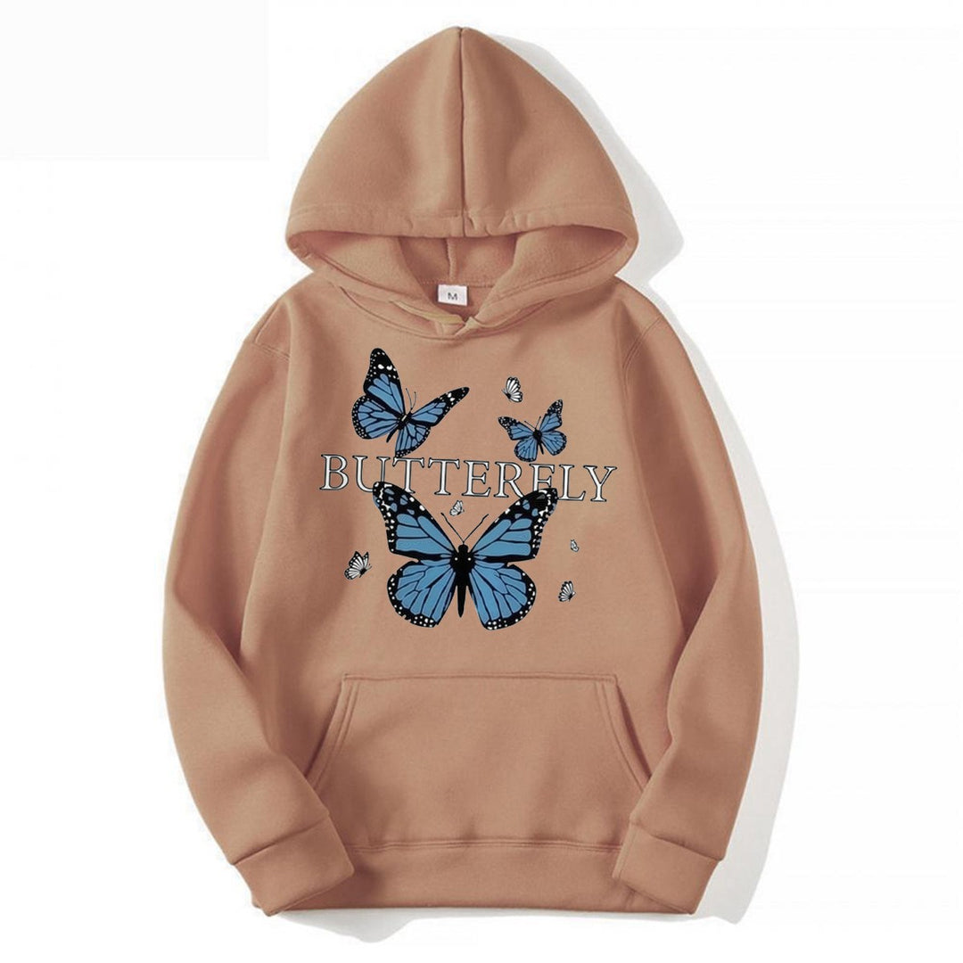 Women's hoodie with butterfly motif Lisslune