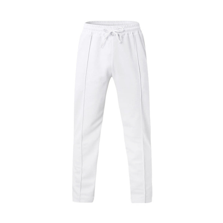 Men's sporty jogging pants with elastic waistband and functional side pockets Lisslune