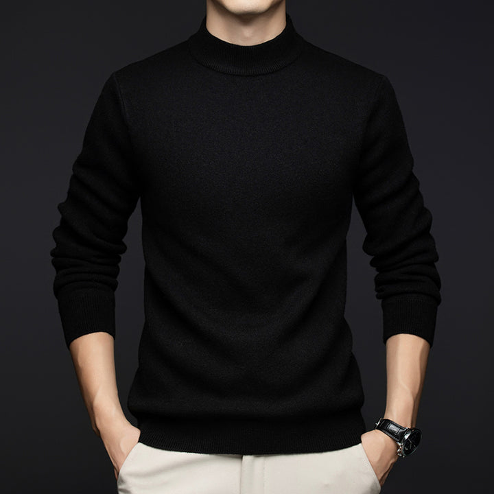 Men's fine turtleneck sweater made of high-quality cotton Lisslune