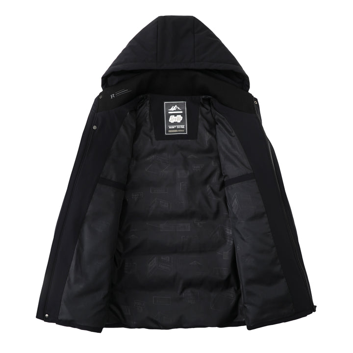 Men's Sporty Thermal Insulated Jacket with Hood Lisslune