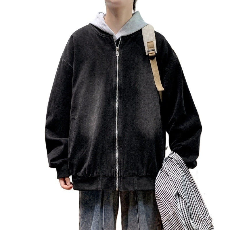 Men's relaxed cotton jacket in casual style Lisslune
