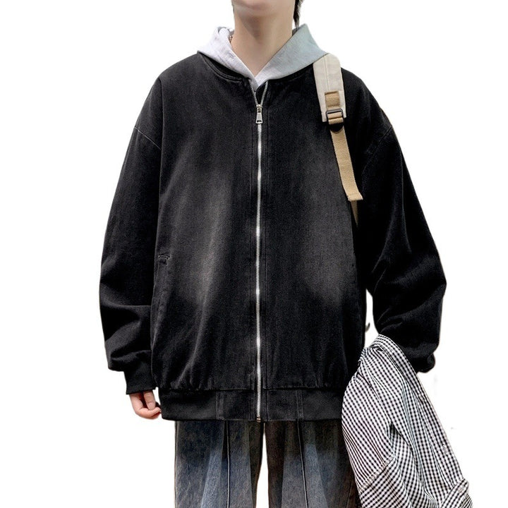 Men's relaxed cotton jacket in casual style Lisslune