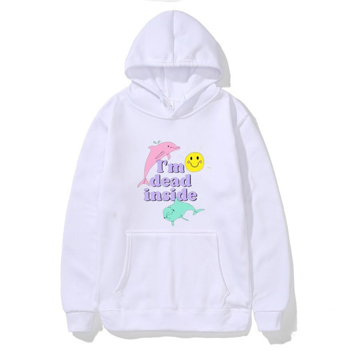 Women's hoodie with creative design and kangaroo pocket Lisslune