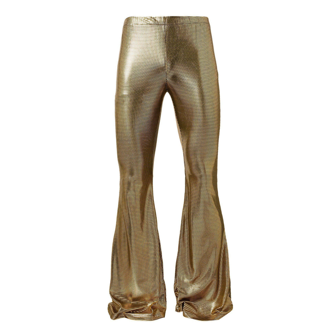 Men's extravagant shiny pants with eye-catching design Lisslune