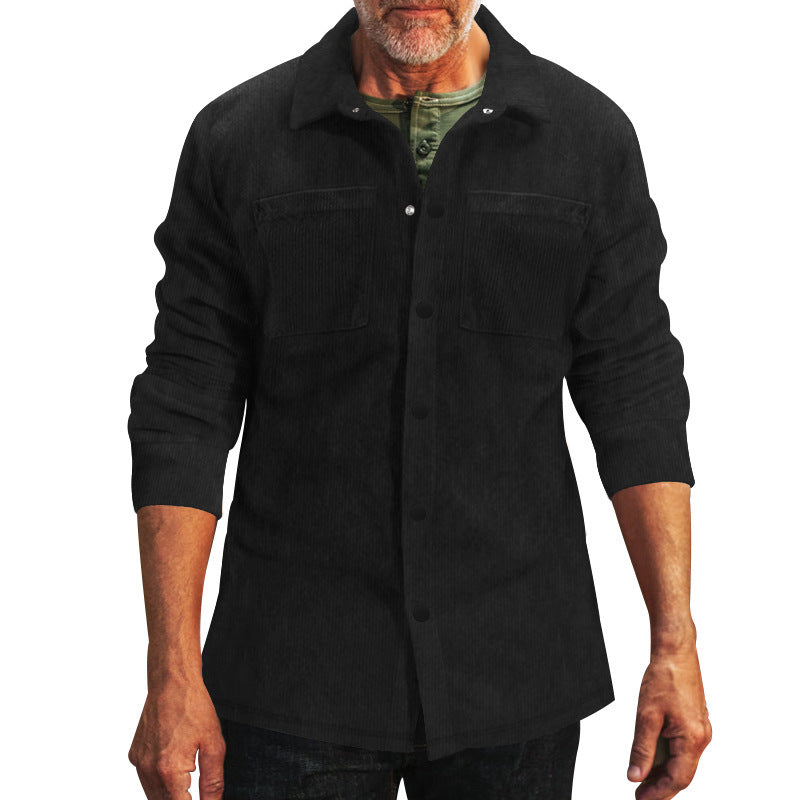 Men's lightweight cotton jacket with double breast pockets Lisslune