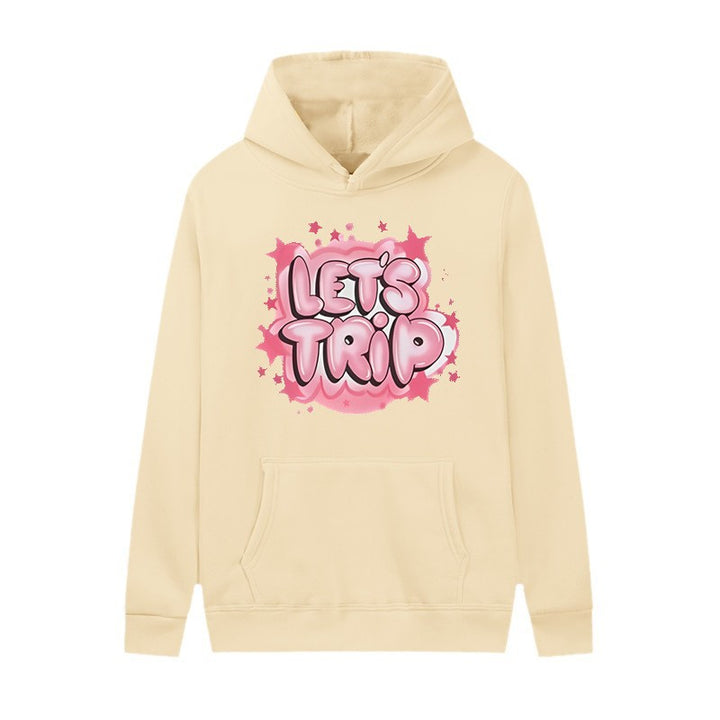 Women's hoodie with stylish graffiti print and comfortable fit Lisslune