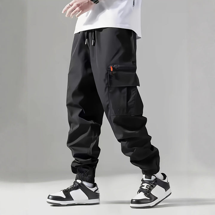 Men's Cargo Pants with Elastic Waistband Lisslune